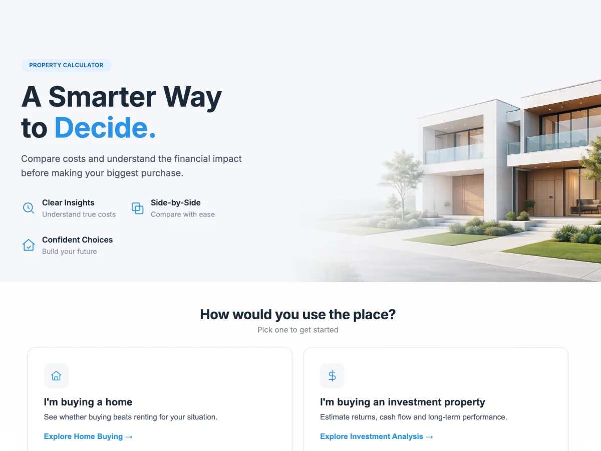 NestWorth buy vs. rent calculator