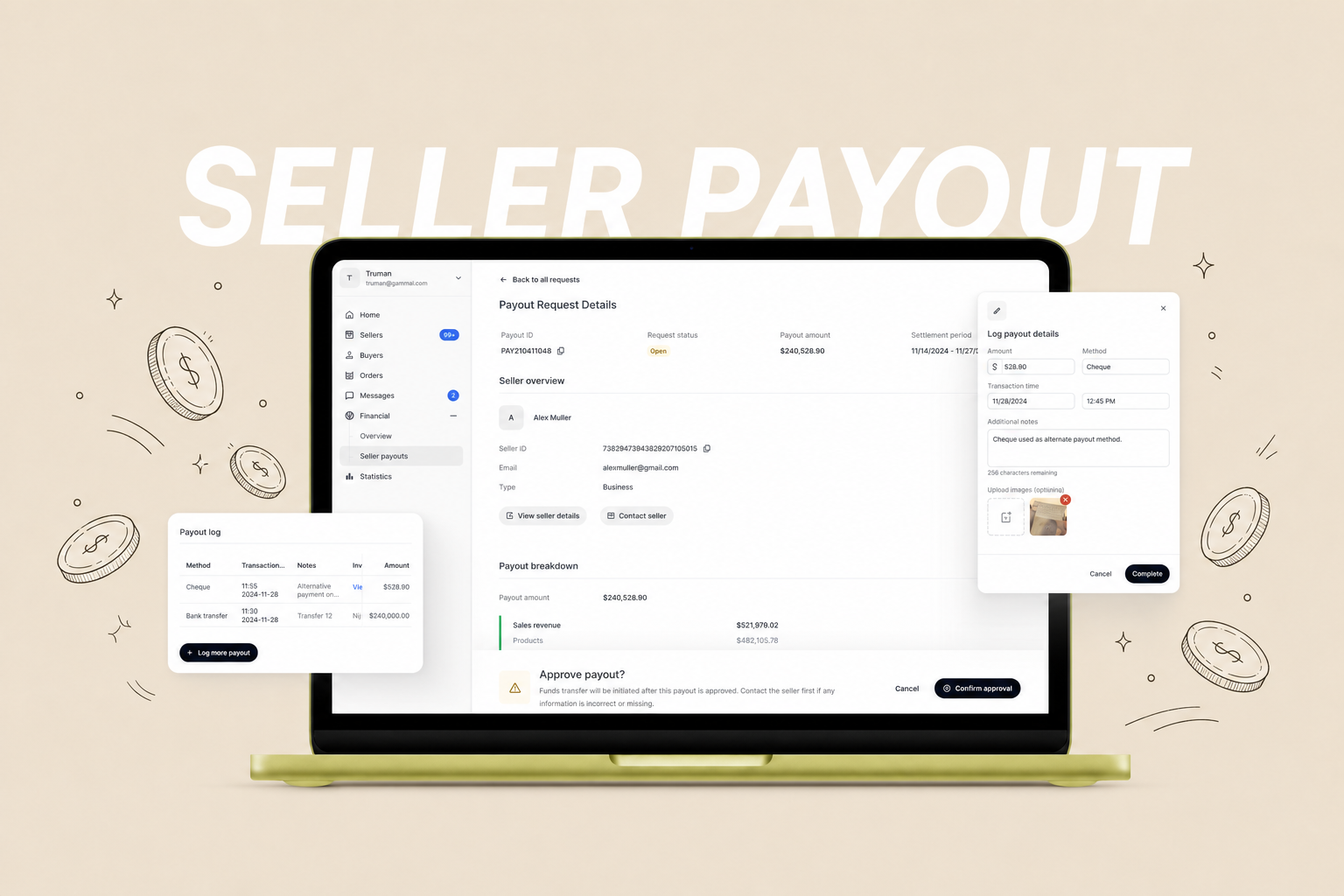AmMall marketplace UI